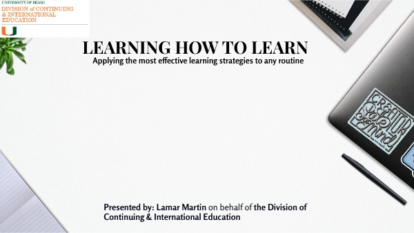 Learning How to Learn...Apply | Genially