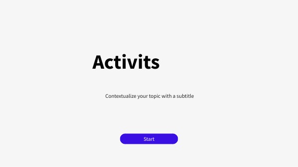 Basic interactive presentation | Genially