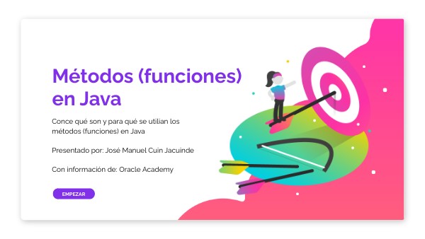 Metodos en java | Genially