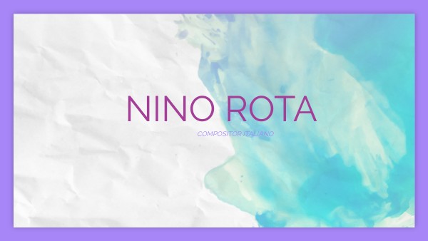 PRESENTACIÓN NINO ROTA