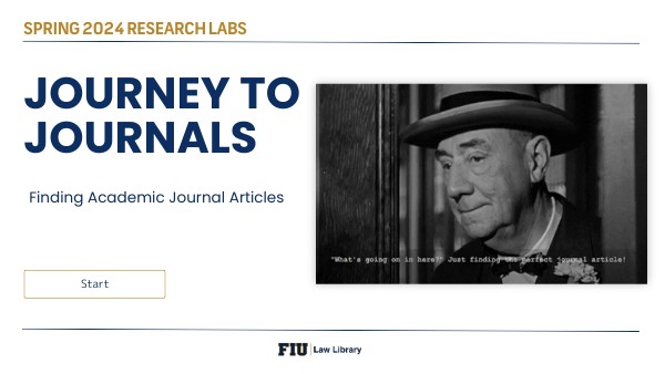 Finding Journals Lab | Genially