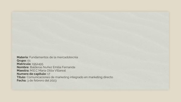 Marketing Cap. 17 | Genially