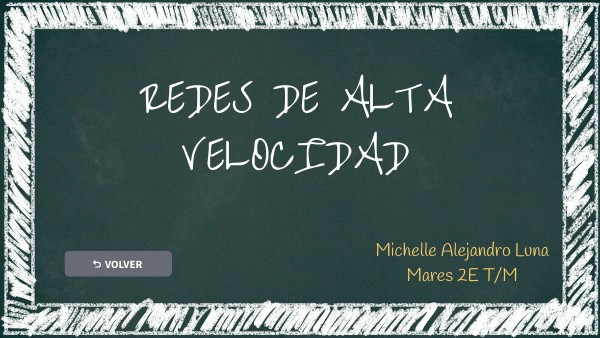 REDES DE ALTA VELOCIDAD