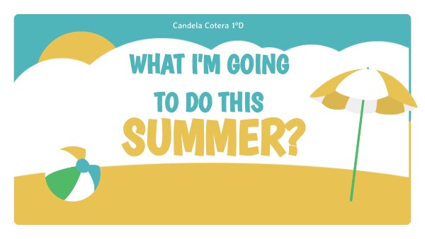 PRESENTATION SUMMER (english) | Genially