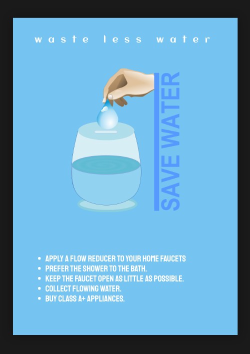 waste less water