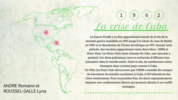 La crise des missiles de Cuba Romane et Lyna