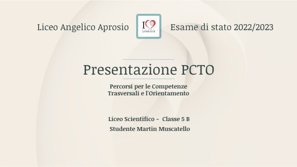 PCTO Martin Muscatello