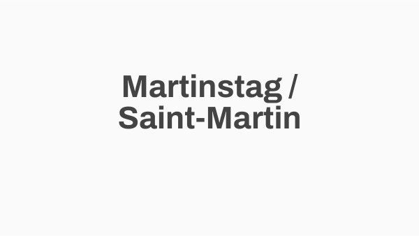  Martinstag 