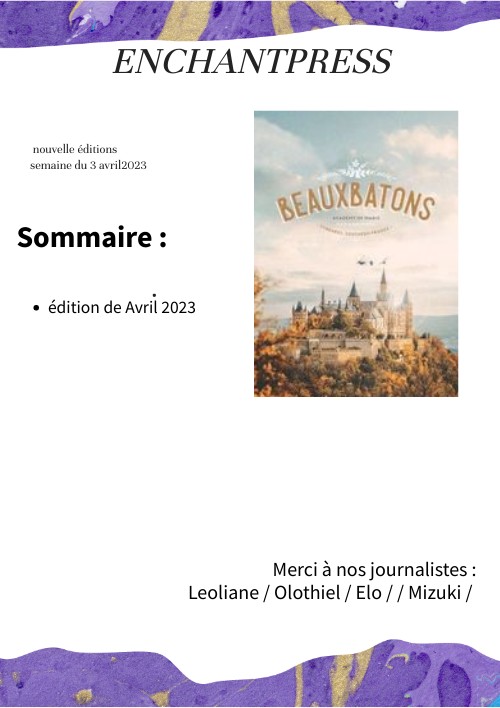 Journal 31 mai 2023 | Genially