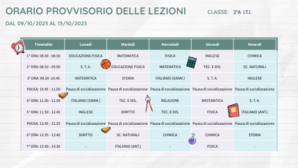 WEEKLY LESSON PLANNER | Genially
