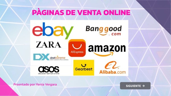 Presentación de las Páginas Online | Genially
