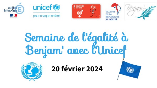 Semaine de l'égalité avec l'UNICEF à Benjam