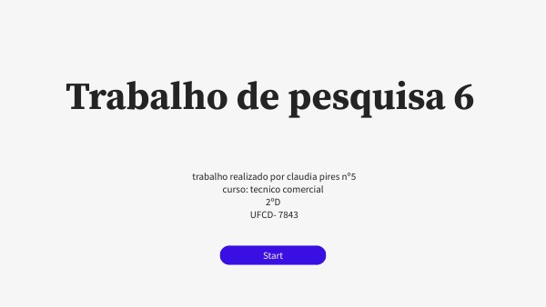 Basic interactive presentation | Genially