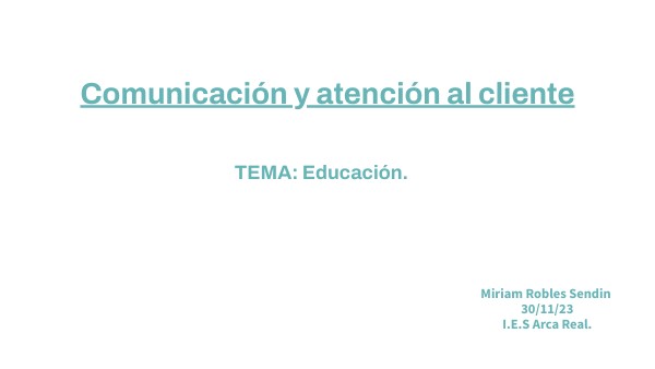 Educación