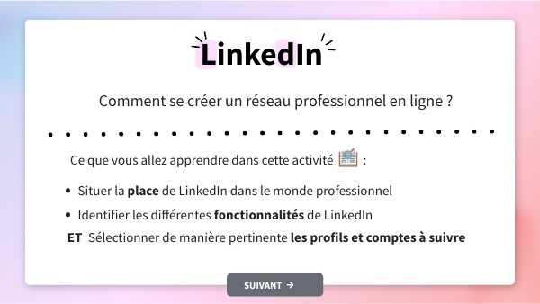 Support de test - Linkedin | Genially