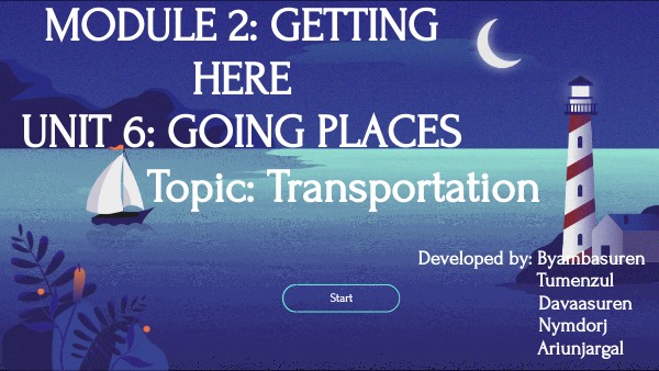 TRANSPORTATION | Genially