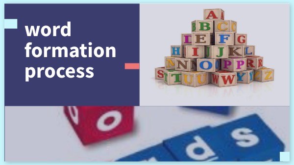 Word formation Process | Genially