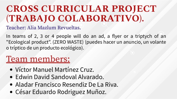 CROSS CURRICULAR PROJECT)_Víctor Manuel Martínez Cruz_4° E_English