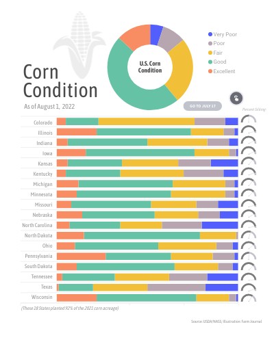 Corn Condition Ratings - August 1, 2022 | Genially