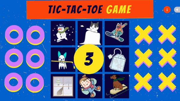 TIC-TAC-TOE (winter verbs) | Genially