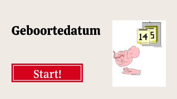 Quiz geboortedatum klas 5RT