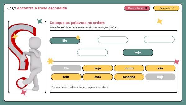 Jogo encontre a frase escondida | Genially