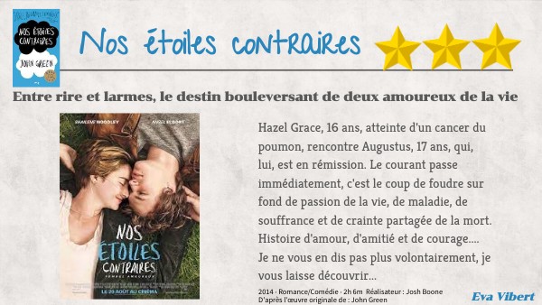 NOS ETOILES CONTRAIRES