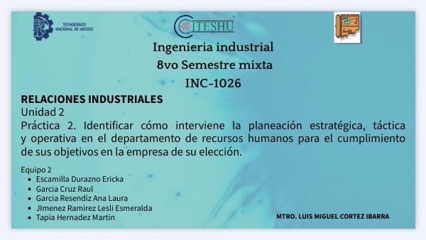 PRESENTACIÓN PRACTICA UNIDAD 2 | Genially
