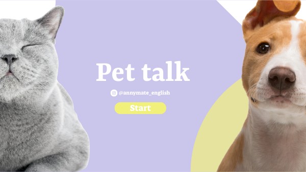 Pet speaking | Genially