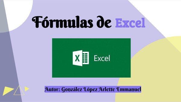 PRESENTACIÓN FÓRMULAS EXCEL | Genially