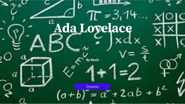Presentación Ada Lovelace (CMNT) | Genially