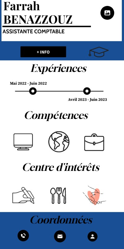 CV INTERACTIF FARRAH BENAZZOUZ | Genially