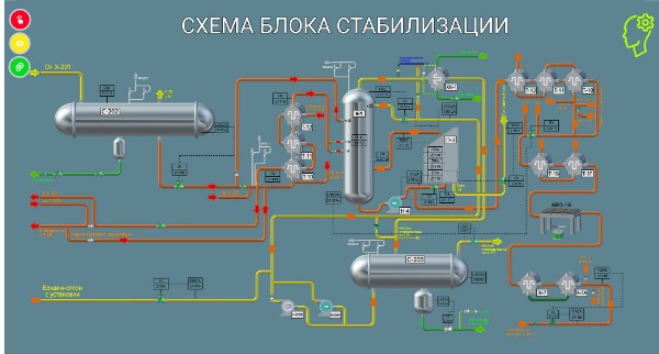 Схема блока стабилизации