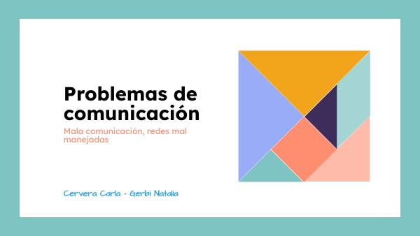 problemas de comunicación | Genially