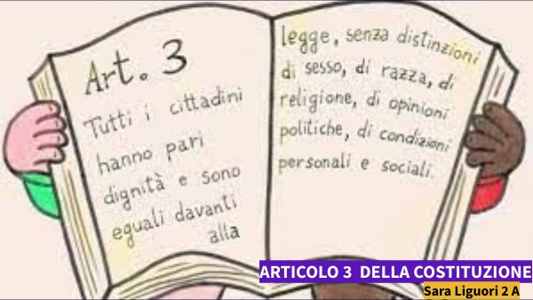 ART.3 DELLA COSTITUZIONE ITALIANA