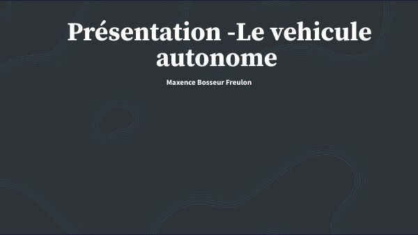 BASIC DARK PRESENTATION