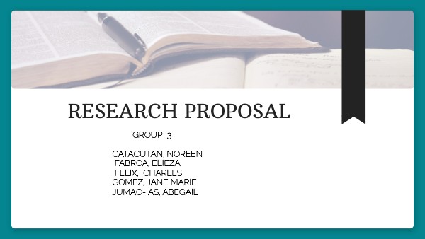 RESEARCH TITLE PROPOSAL | Genially