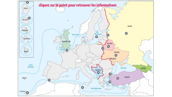 Les frontières externes de l'Union européenne