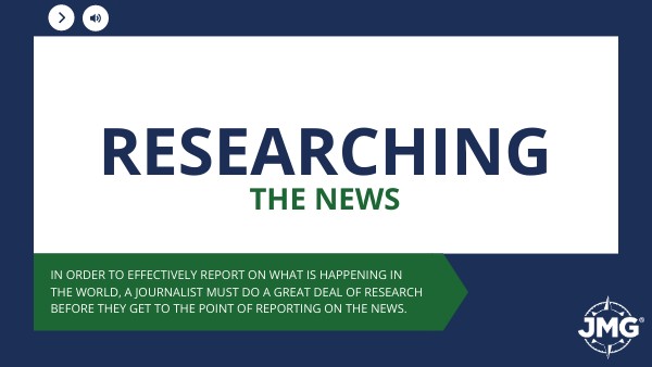 Explainer - Researching the News | Genially