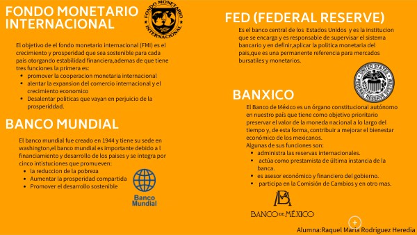 Comercio Internacional, moneada, banca y mercados financieros