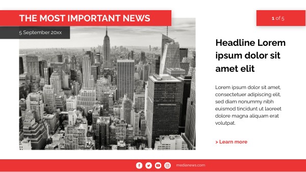 BREAKING NEWS SLIDESHOW