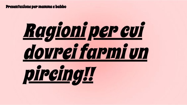 Presentazione Essenziale