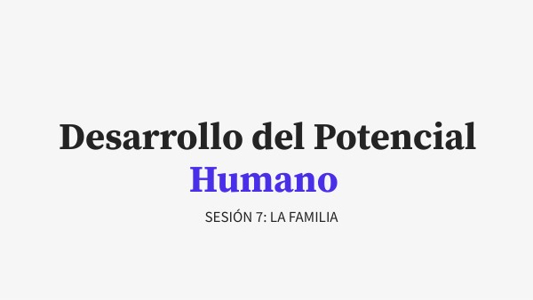DPH. Sesión 7 | Genially