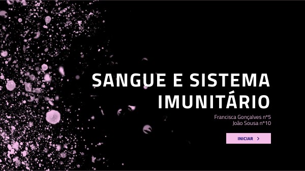 Sangue E Sistema Imunitário Genially