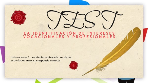 Test para la identificación de intereses vocacionales y profesionales