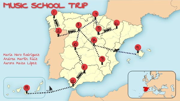 music school trip | Genially
