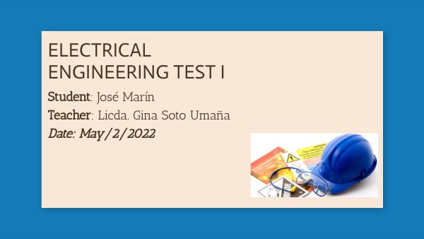 Technical English Test I | Genially