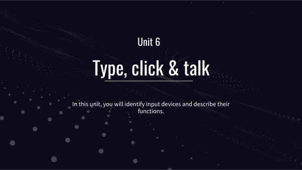 Type, click and talk | Genially