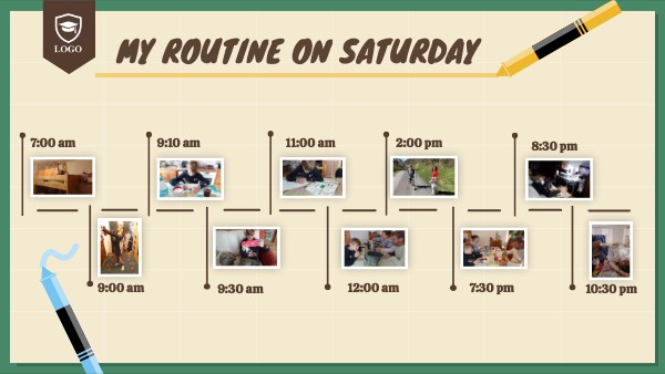 My routine on saturday