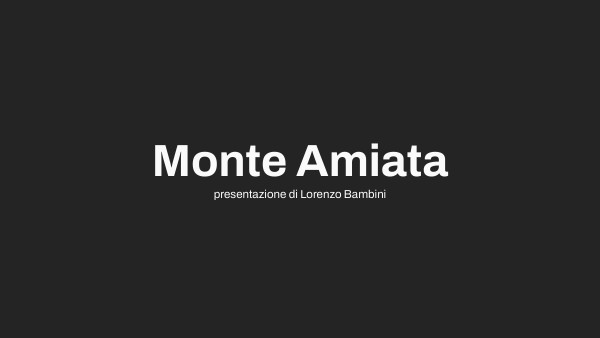Presentazione minimal